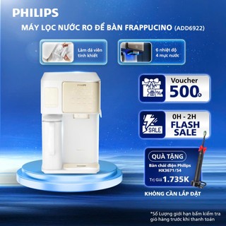   Hàng Chính Hãng  Máy lọc nước RO để bàn Philips Frappuccino ADD6922CG 97 - Nóng Lạnh Block tạo đá viên nhanh 