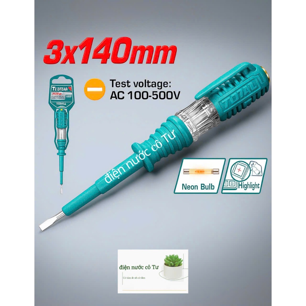 Bút thử điện cao cấp Total