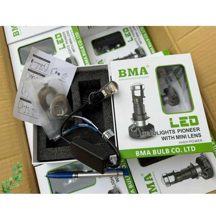 Đèn Led Bi Cầu MINI M8C BMA Lắp Đa Năng Các Dòng Xe Wave, Dream, Sh Mode, Liberty, Wave Cũ... PTXM36