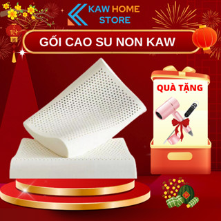 Gối Cao Su Non Cao Cấp KAW, Đàn Hồi Cao Mềm Mại Chống Đau Mỏi Vai Gáy Hỗ Trợ Giấc Ngủ