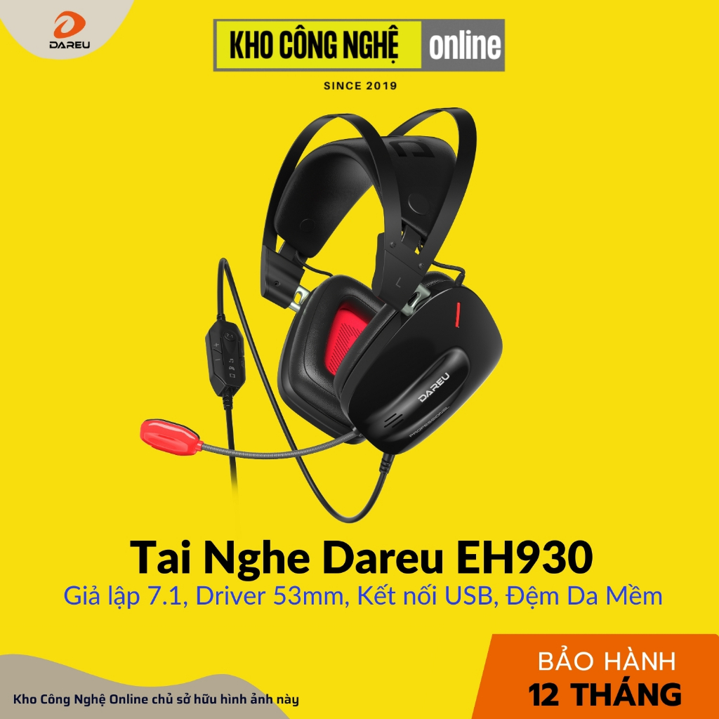 Tai Nghe Gaming Dareu EH930 (Hàng Chính Hãng)