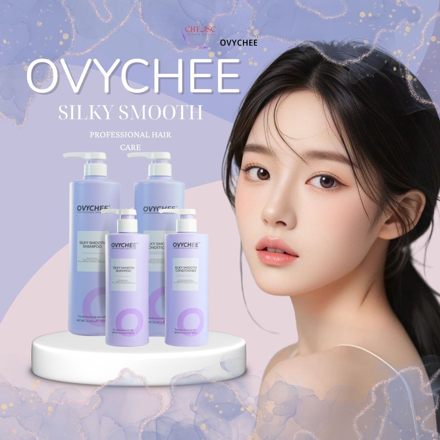 DẦU GỘI XẢ OVYCHEE SUÔN MƯỢT VÀO NẾP 500ML- 1000ML