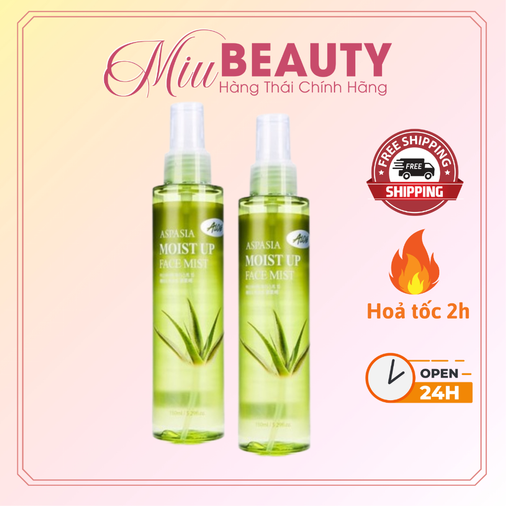 Xịt khoáng nha đam Aspasia Hàn Quốc 150ml