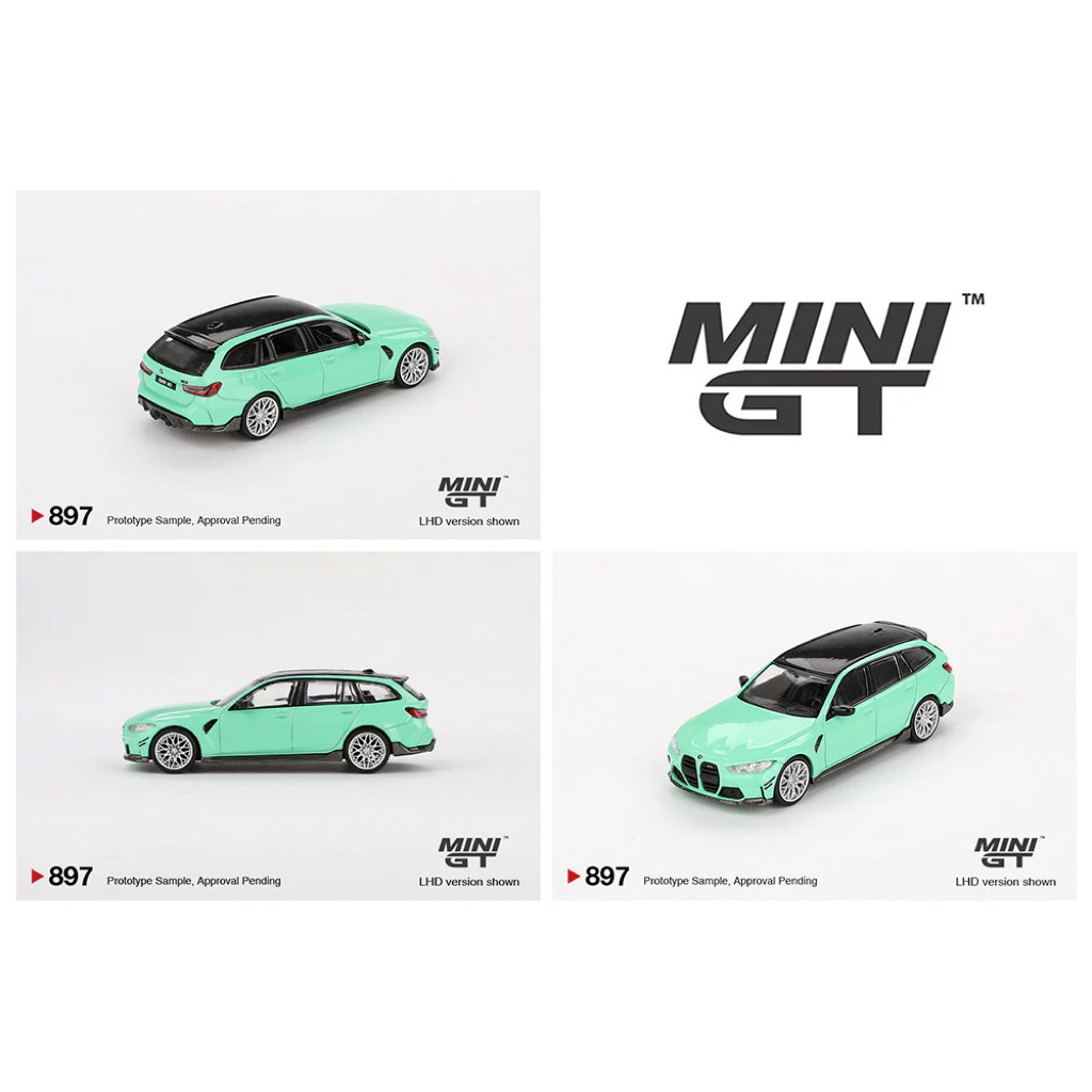 Mini GT Box Version MGT00897 BMW M3 M Performance Touring Mint Green