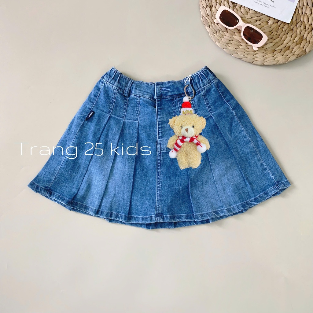 Chân Váy Jean Bé Gái Có Chip Chất Co Giãn Thoải Mái Cao Cấp AQ011 (21-48kg)-Trang 25 Shop