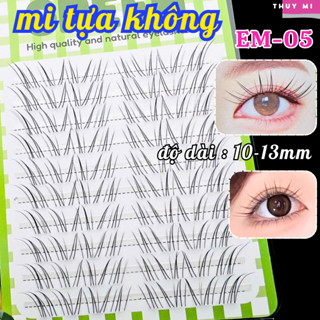  Mi Giả Cụm Tự Nhiên Tái Sử Dụng Nhiều Lần GREEN Thuỷ Mi  Tặng 1 set keo nhíp cho 1 đơn hàng  