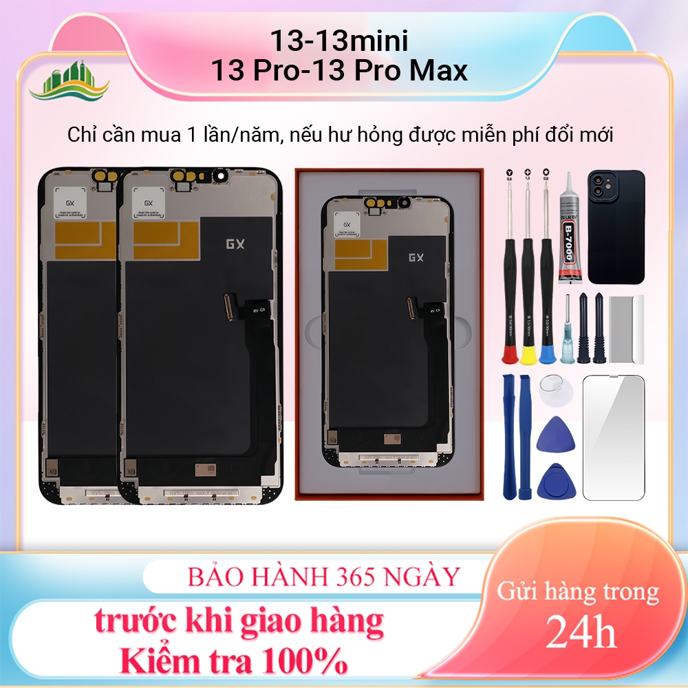 Màn hình GX/KL chính hãng tương thích với iPhone 13/13 Pro/13 mini/13 Pro Max , Bảo hành 12T