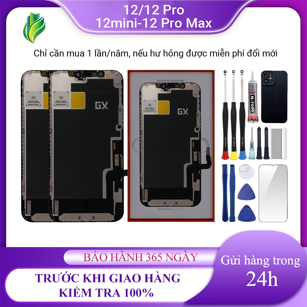 Màn hình GX/KL chính hãng tương thích với iPhone 12/12 Pro/12 mini/12 Pro Max , Bảo hành 12T