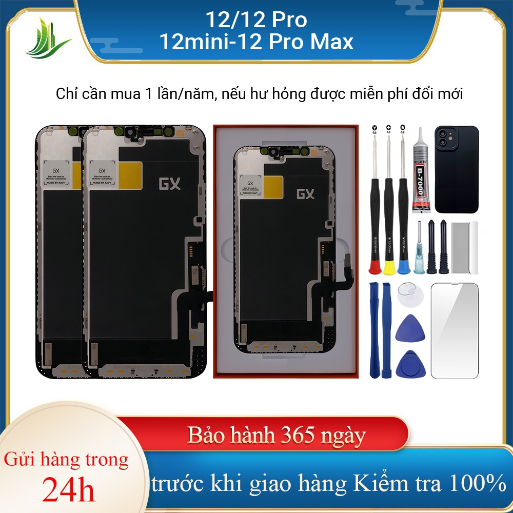 Màn hình GX/KL chính hãng tương thích với iPhone 12/12 Pro/12 mini/12 Pro Max , Bảo hành 12T