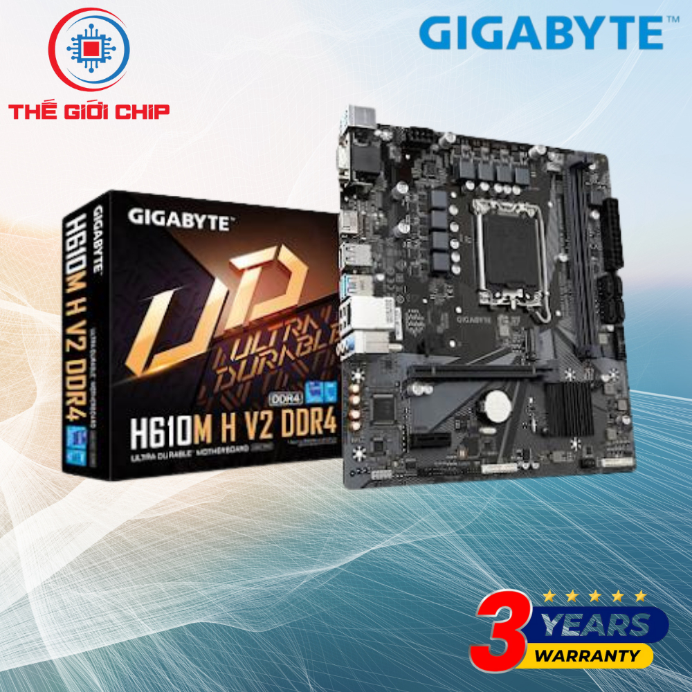 Mainboard Gigabyte (Bo mạch chính) H610M V2 DDR4 I Bảo hành 36 Tháng bởi nhà cung cấp