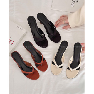SOBINAA ✨ - FORM NHỎ DÉP CAO GÓT THỜI TRANG QUAI KẸP - GUỐC NỮ GÓT NHỌN PHONG CÁCH HIỆN ĐẠI 5 PHÂN - SH3292