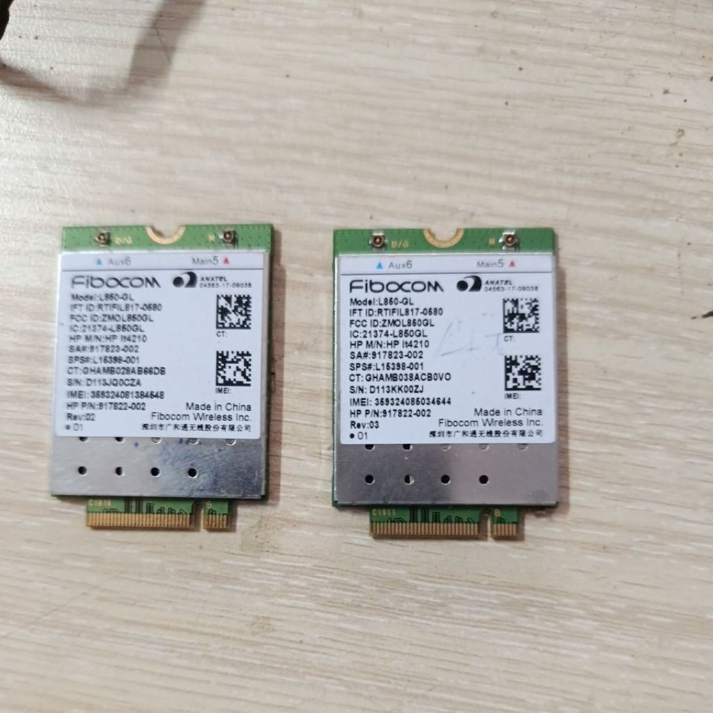 Thẻ card WWAN 4G LTE Fibocom L850 dùng cho Thinkpad