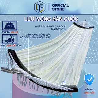  Lưới võng An Bình không kèm khung hàng xuất khẩu polyester cao cấp không giãn dài 2m35 dùng cho đa số khung võng xếp 