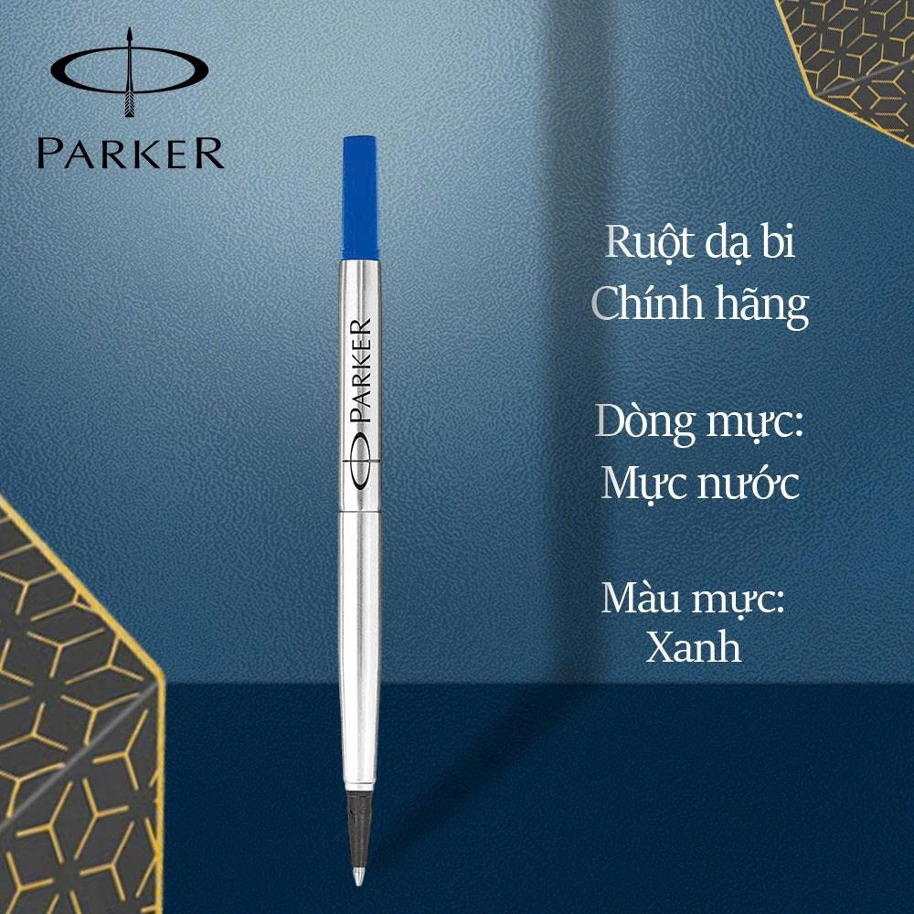 Ruột Bút Dạ Bi Parker Quink Refill For Rollerball Fine Blue Chính Hãng, Ruột Mực Xanh, Thay Dễ Dàng