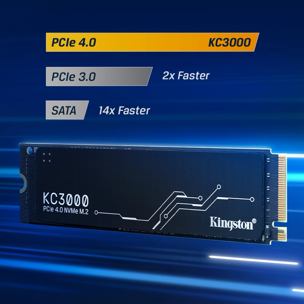 SSD Kingston KC3000 512GB M.2 PCIe Gen4 x4 NVMe SKC3000S/512G