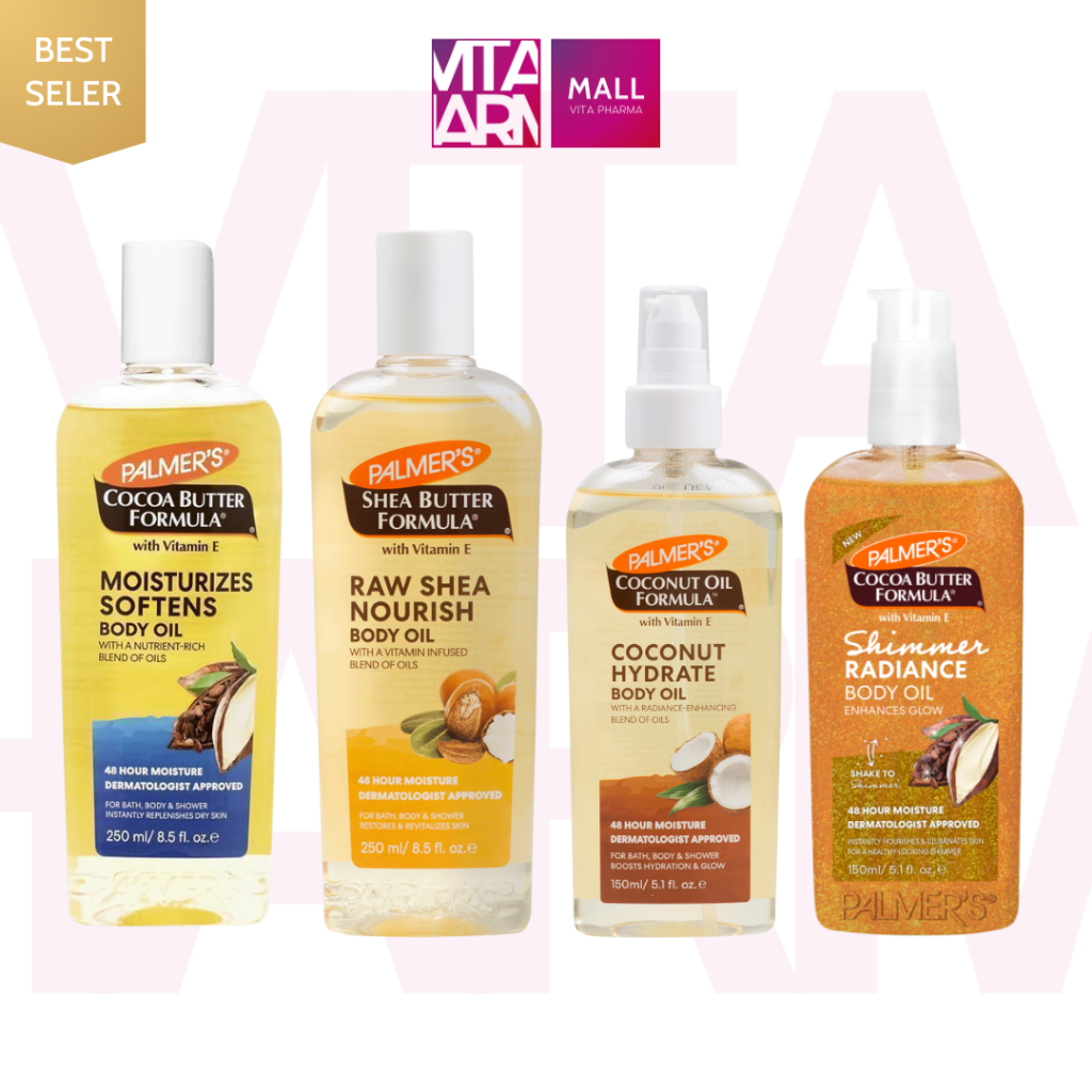 Dầu dưỡng thể Body Oil Palmer's Shea Butter/ Coconut Oil/ Cocoa Butter Formula Body Oil