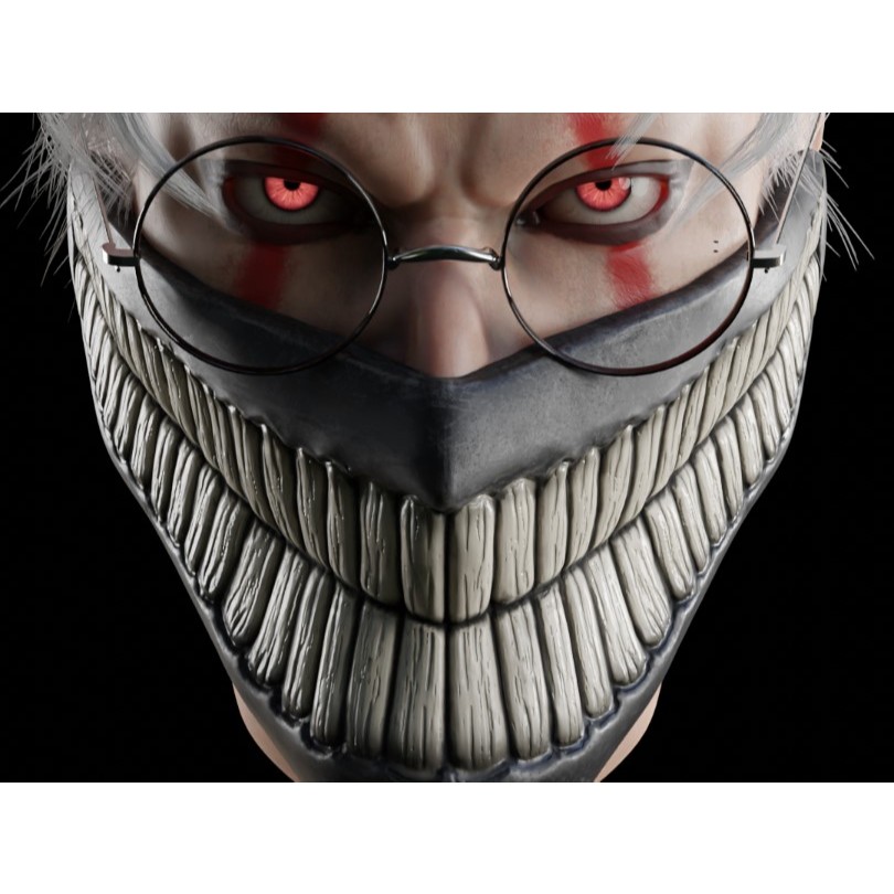 Mặt nạ cosplay Dandadan Okarun Mask hóa trang , treo trang trí