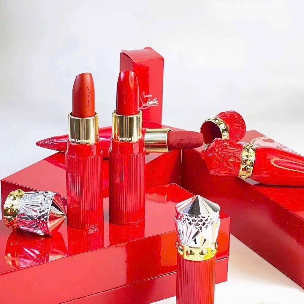 Son Louboutin lipstick So Glow On The Go - Louboutin 003G - Mundo Red - màu đỏ hồng