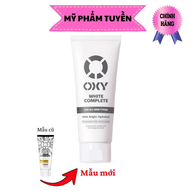 Sữa rửa mặt Tút da trắng khỏe Oxy White Complete 100g