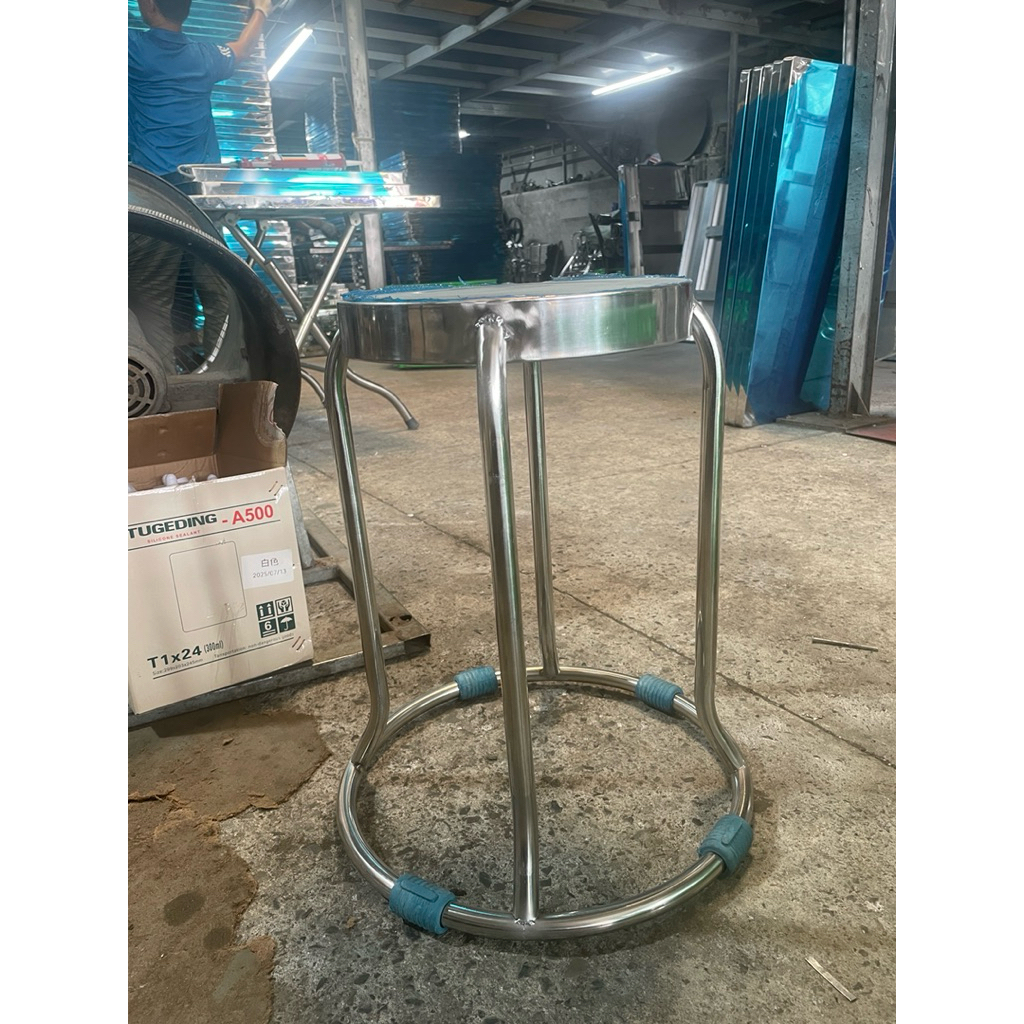 ghế đôn inox 50cm cao cấp