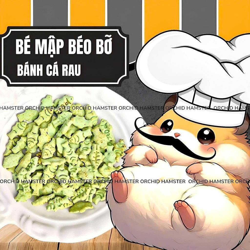 Bánh Quy Hình Cá Vị Cá Ngừ/Cá Hồi/Cỏ Mài Răng Canxi Hamster/Sóc/Nhím/Chó/Mèo Thú Cưng