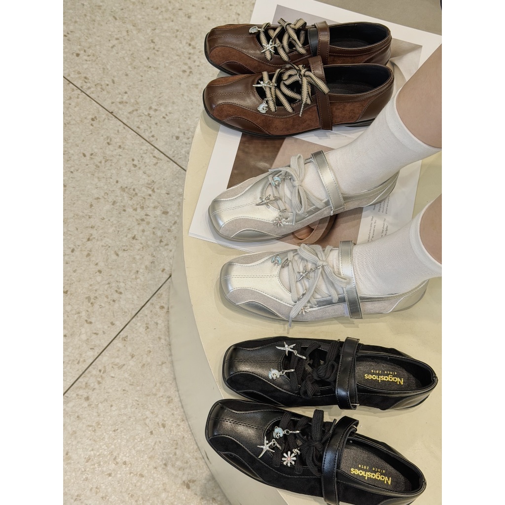 GIÀY BÚP BÊ NAGASHOES BALLET SNEAKER ĐAN DÂY 3P NAB127