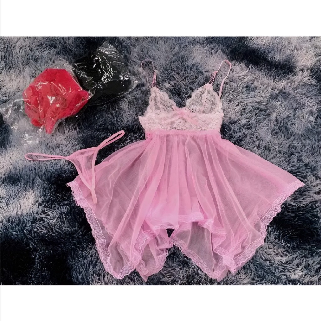 Bộ đồ váy ngủ nữ kiểu ren đuôi cá 2 dây KB01 | BigBuy360 - bigbuy360.vn