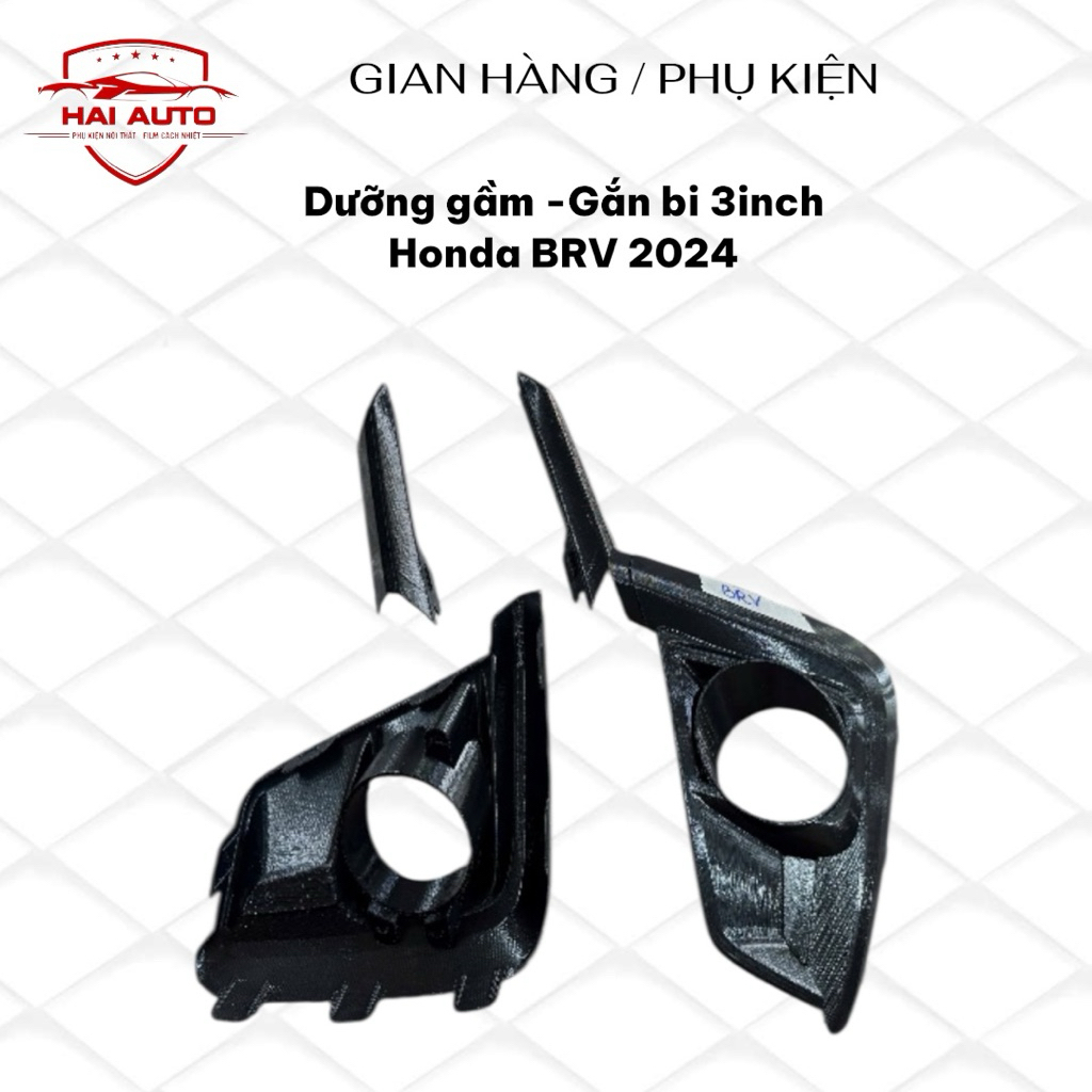 Dưỡng bi gầm Honda BRV 2024 in 3D, Gắn bi 3inch