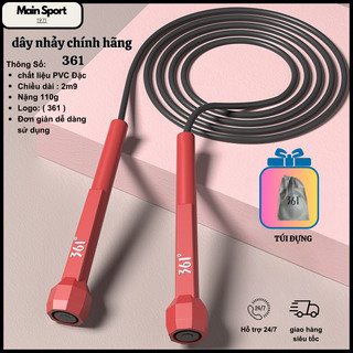  Dây Nhảy PVC 361 Chất Lượng Cao Giúp tập luyện tăng Cường Sức Khoẻ +  Tặng Kèm 1 tui đựng dây   