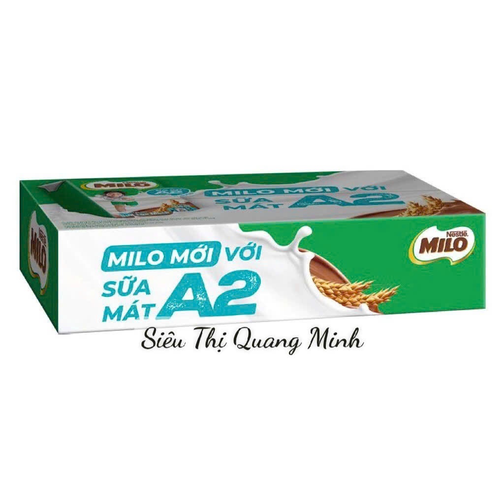 Thùng Sữa Mát Milo A2 110ML Cao Cấp Vị Bé Thích (48Hộp x 110ML)