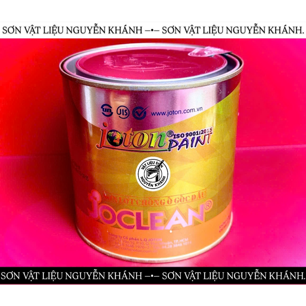 🎨 SƠN LÓT CHỐNG Ố GỐC DẦU JOTON JOCLEAN – LON 1KG  Chuyên trị ố vàng, loang màu – tạo nền cho lớp sơ