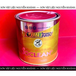  🎨 SƠN LÓT CHỐNG Ố GỐC DẦU JOTON JOCLEAN – LON 1KG  Chuyên trị ố vàng loang màu – tạo nền cho lớp sơn phủ bám chắc & bền 