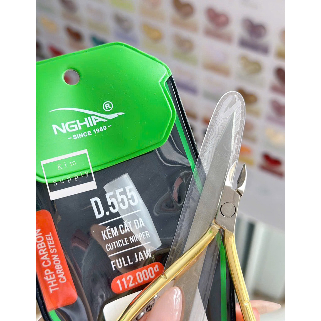 Kềm nghĩa cắt da D555 chính hãng dập nổi