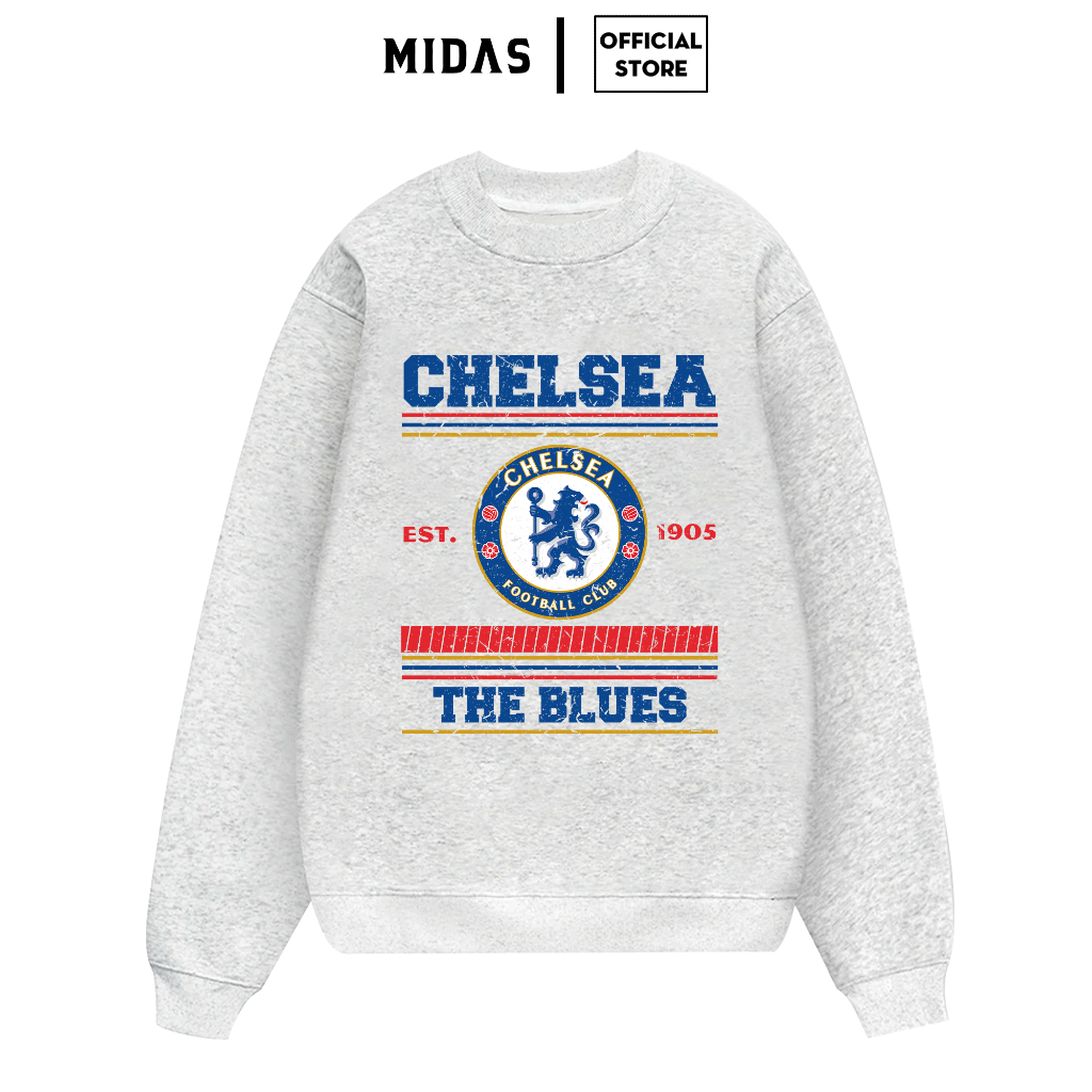 Áo Sweater Chelsea, Áo Nỉ Chelsea Chất Liệu Nỉ Bông 350 GSM Dày Dặn, Form Unisex Nam Nữ