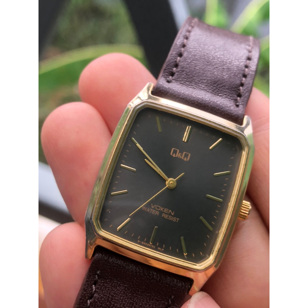 đồng hồ nam Q&Q TANK NHẬT HÀNG 2hand