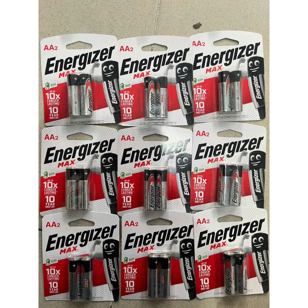 Pin Energizer AA MAX LR6 (Pin tiểu) ( 1 vĩ 2 viên)