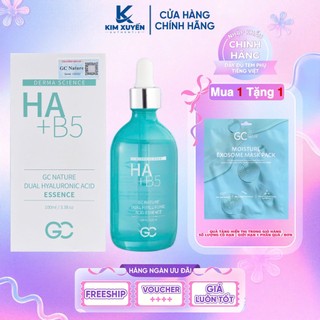   Tặng 1 Mask GC Nature  Serum Vitamin B5 + HA GC Nature Dual Hyaluronic Acid Essence 100ml Skincare 