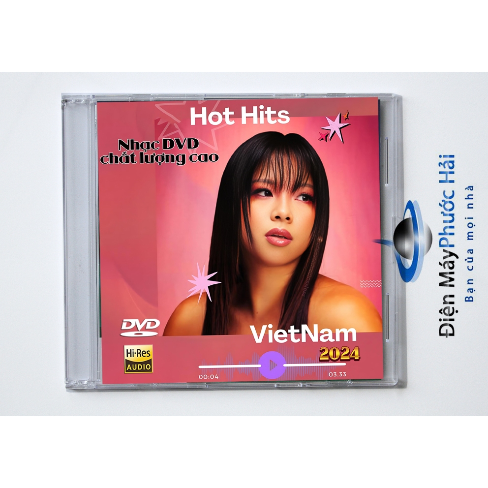 Đĩa Nhạc tiếng ( không có hình ) DVD – Hot Hist VN 2024 chất lượng cao – tuyển tập những bài nhạc tr