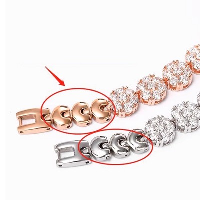 Mắt thay rời dây kim loại đính đá cho đồng hồ Royal Crown chính hãng sáng lấp lánh sang chảnh