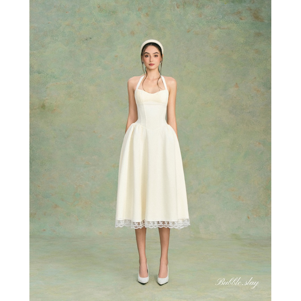 BUBBLE - JASMIN CREAMY DRESS SET