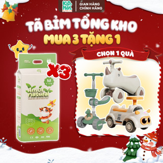   3A   COMBO SIÊU XE  COMBO 3 bịch tã bỉm Amor Natural Việt thấm nhanh thoáng mát đủ size NB S M L XL 2XL 3XL 4XL 