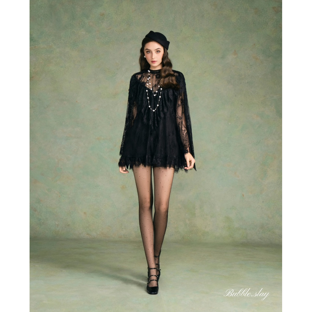 BUBBLE - EVELYN BLACK DRESS SET