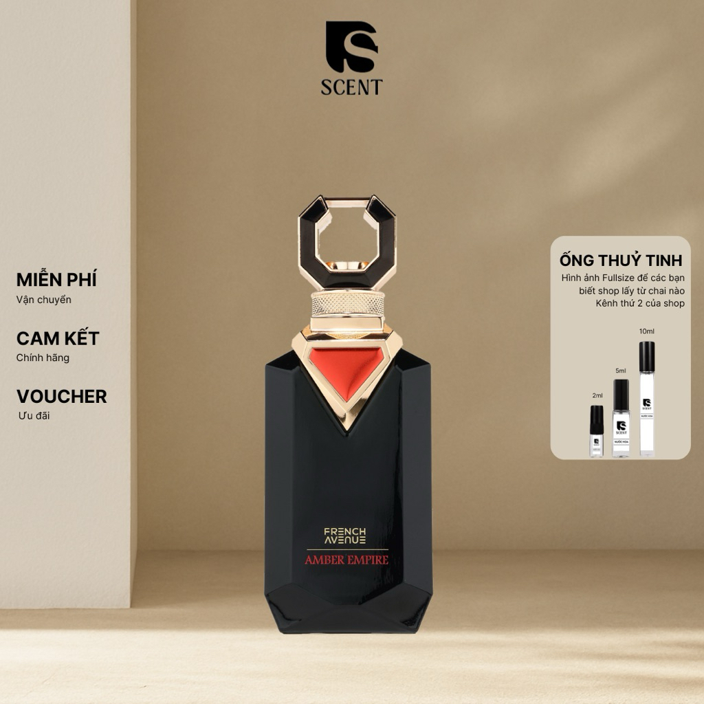 Nước hoa French Avenue Amber Empire | Mẫu thử | SSCENT