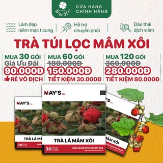  Trà túi lọc Lá mâm xôi rừng Mộc Hoa - Làm đẹp niêm mạc hỗ trợ thả tự nhiên và chuyển phôi ivf iui 