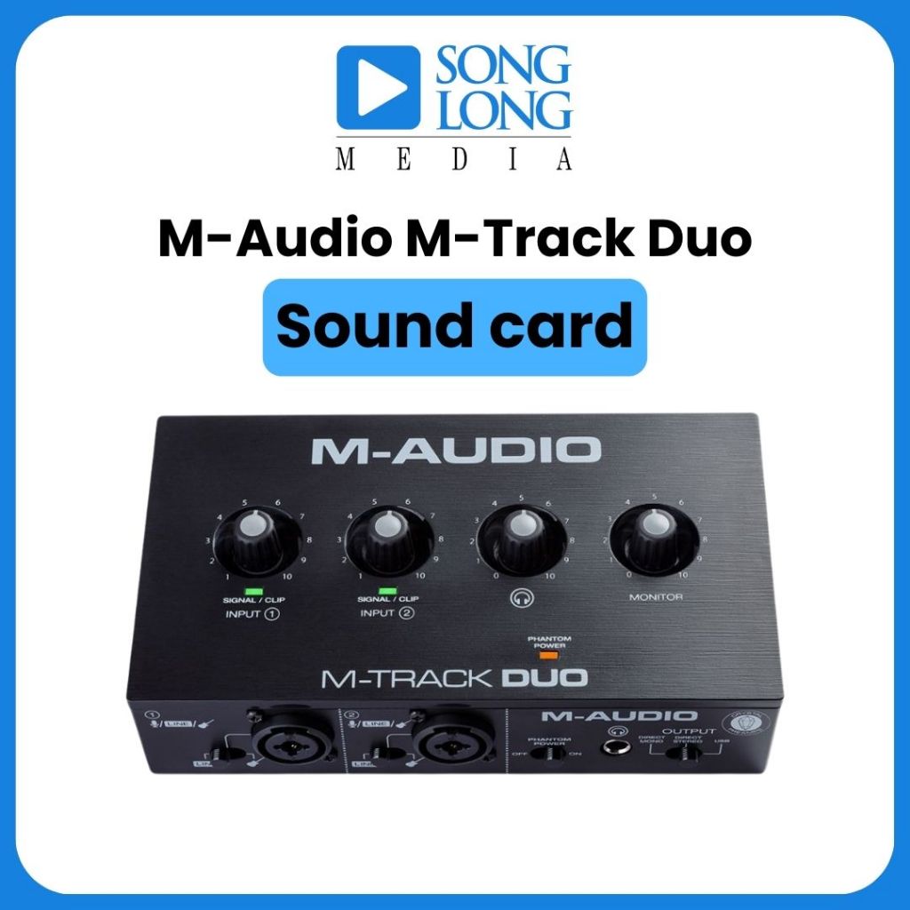 Sound card M-Audio M-Track Duo - Chính hãng phân phối