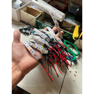 Dây đèn led 12v 6 led , 9 led , 12 led có băng keo dán cố định