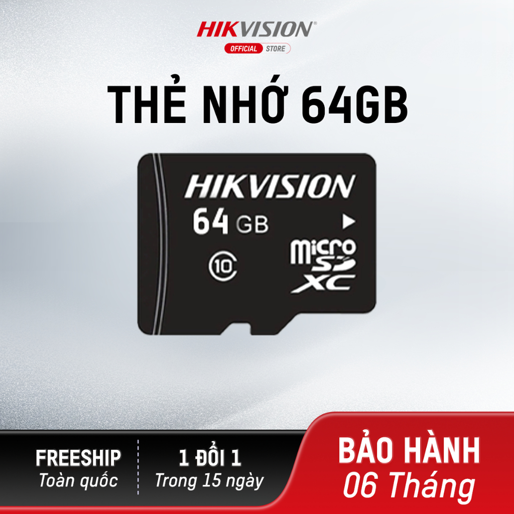 Thẻ nhớ HIKVISION SD Card 64GB Dành cho camera hành trình