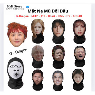 🔥 MẶT NẠ CR7, Mặt Nạ Mũ Đội Đầu IN Sắc Nét Đàn hồi Lưới liền mạch - Mặt nạ Cosplay NGƯỜI NỖI TIẾNG 🔥