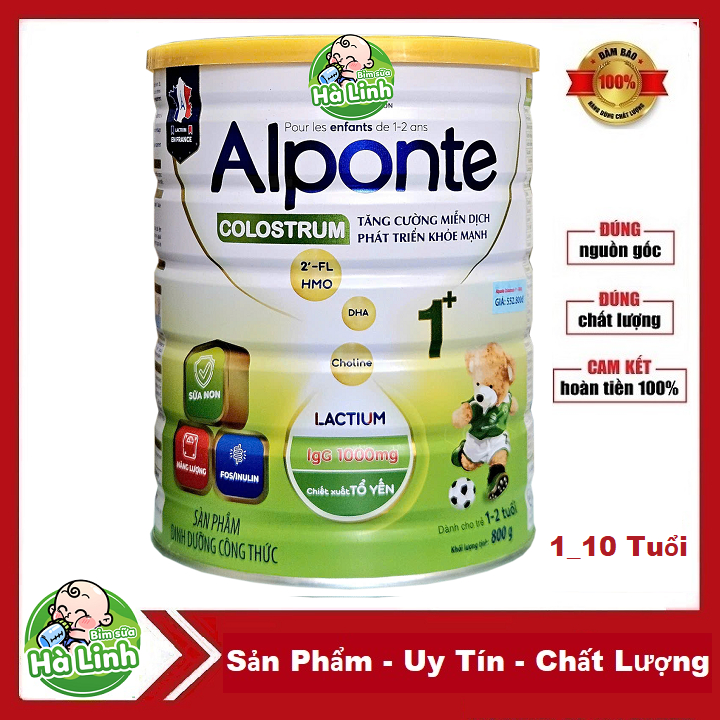 Sữa Non Alponte Colostrum 1+ 800g [Date 2027]