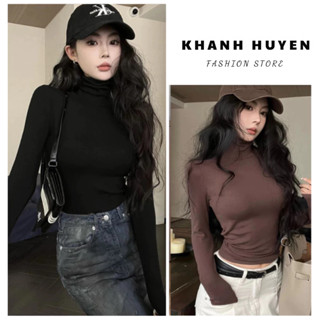  Áo Thun Cổ Lọ Dài Tay Giữ Nhiệt Cotton KH-205  Áo Giữ Nhiệt 8P Mùa Đông Form Ôm Tôn Dáng 